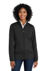 Full-Zip Black Wind Jacket including NASBOCES Barry Tech embroidered Logo